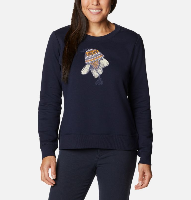 Women s Hart Mountain II Graphic Crew Sweatshirt Columbia Sportswear