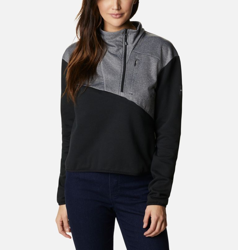 Columbia lodge pullover jacket black sale