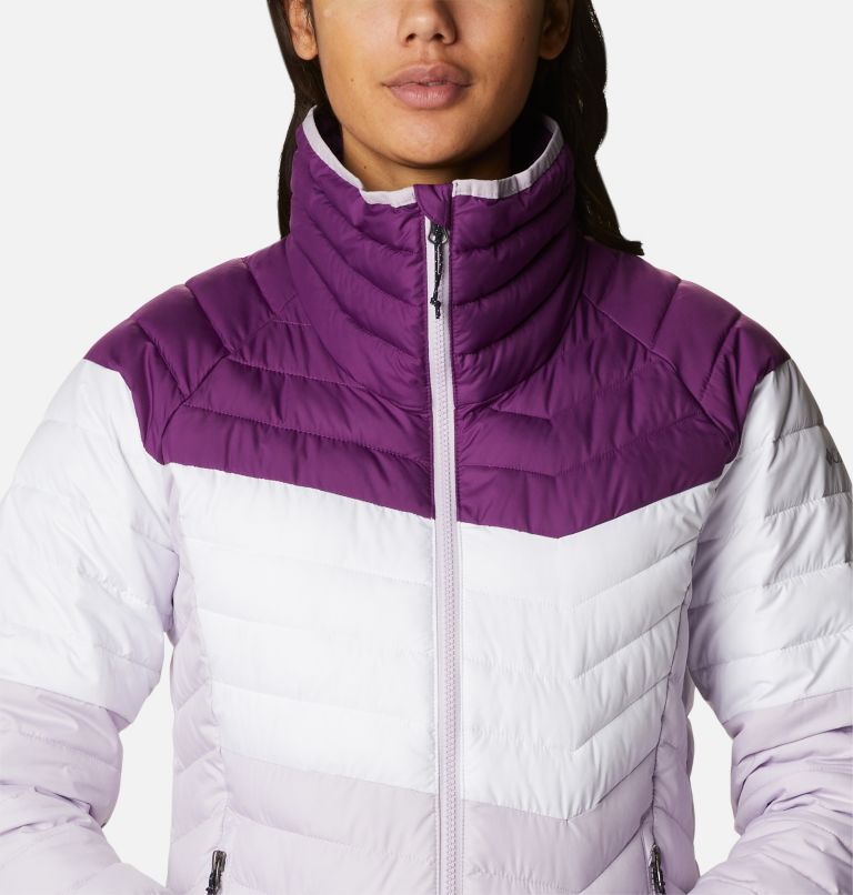 Columbia Women's Powder Lite Hooded Jacket Large Plum online Purple Puffer Coat