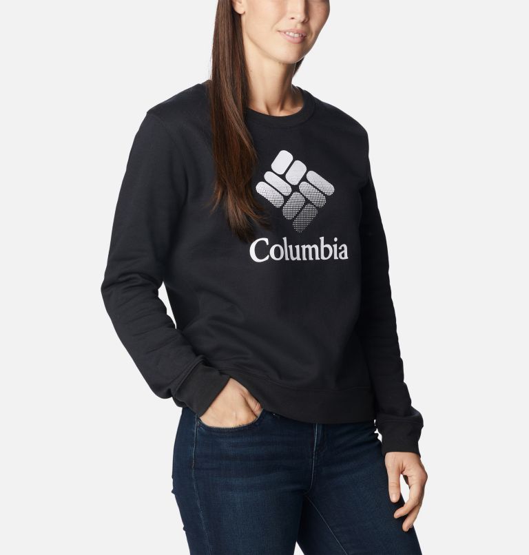 Thumbnail: Chandail à col rond Columbia Trek Graphic Femme, Color: Black, White CSC Stacked Logo, image 5