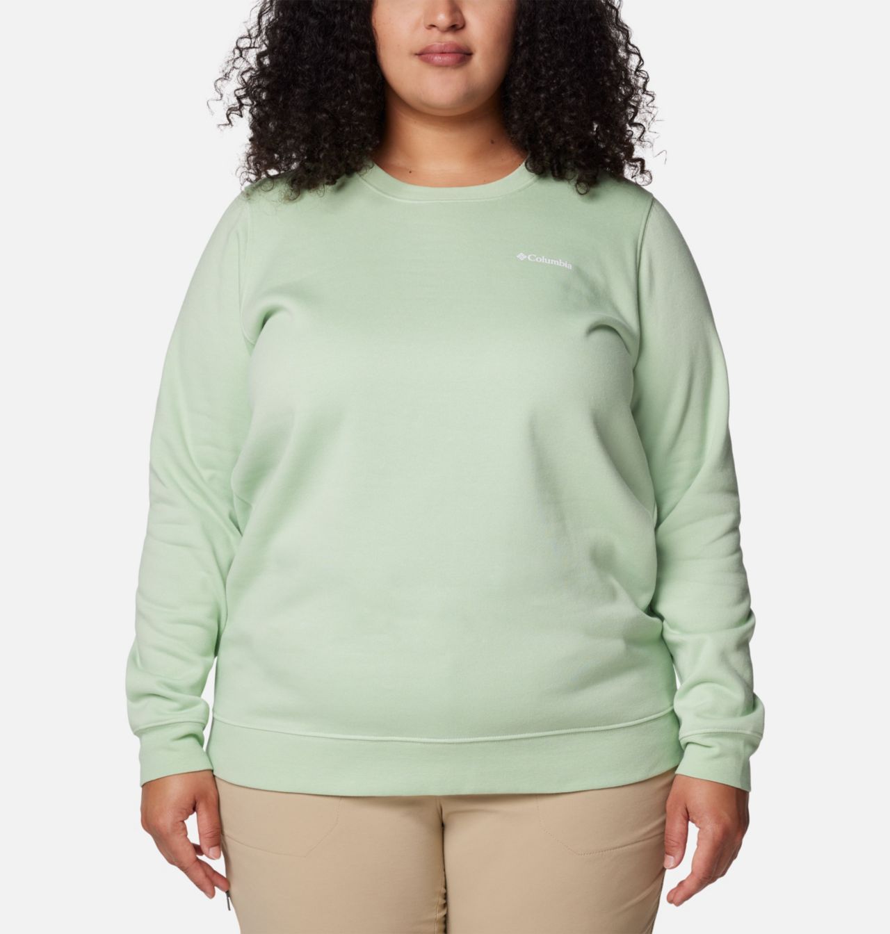 Women's Columbia Trek Graphic Crew Sweatshirt - Plus Size 1
