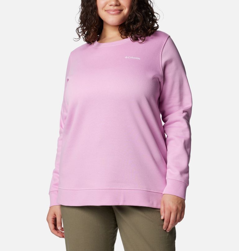 Women's Columbia Trek Graphic Crew Sweatshirt - Plus Size, Color: Cosmos, image 5