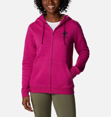columbia pink hoodie