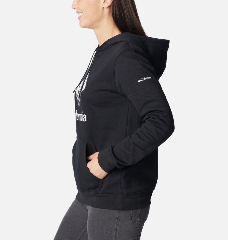 Columbia Trek Graphic Hoodie | 015 | L, Color: Black, White CSC Stacked Logo, image 3