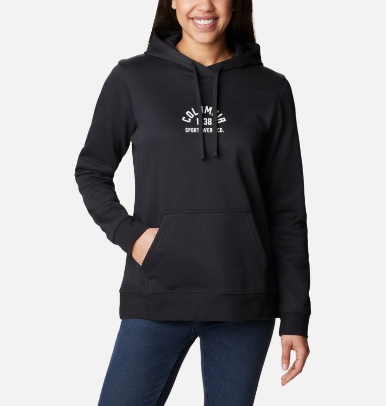 Black graphic shop hoodie women's