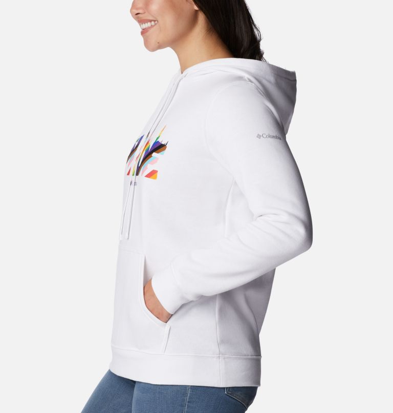 Columbia Trek Graphic Hoodie | 105 | L, Color: White, Outdoorsy Pride, image 3