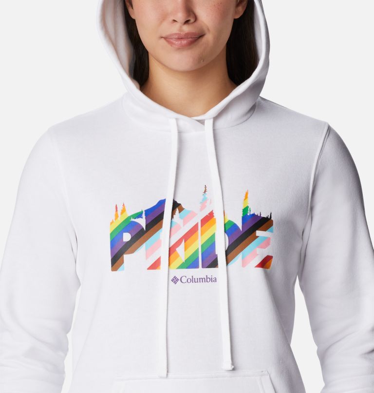 Columbia Trek Graphic Hoodie | 105 | L, Color: White, Outdoorsy Pride, image 4