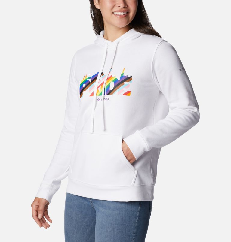 Columbia Trek Graphic Hoodie | 105 | L, Color: White, Outdoorsy Pride, image 5
