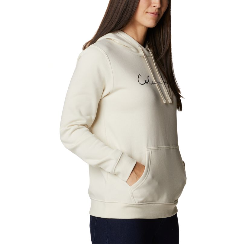Columbia Trek Graphic Hoodie | 191 | XS, Color: Chalk, Script Logo, image 5