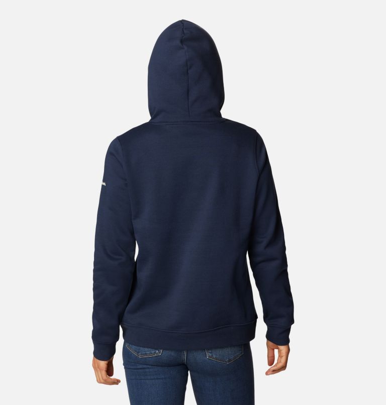 Columbia Trek Graphic Hoodie, Color: Collegiate Navy, Stacked Gem, image 2