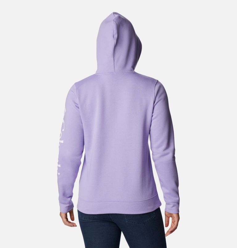 Columbia Trek Graphic Hoodie | 535 | M, Color: Frosted Purple, White Logo, image 2