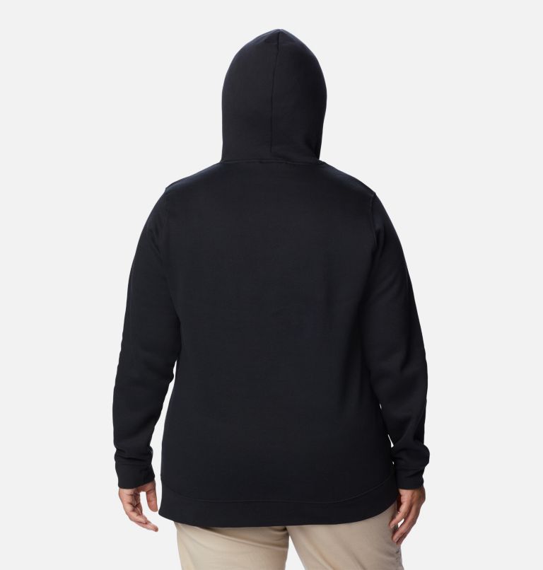 Women's Columbia Trek Graphic Hoodie - Plus Size, Color: Black, White CSC Stacked Logo, image 2
