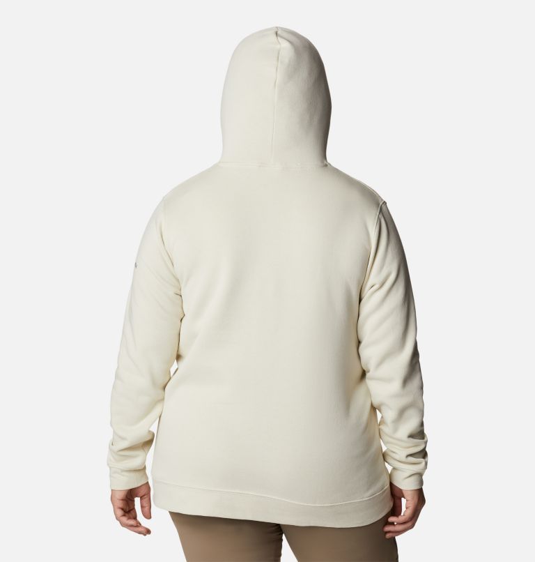 Women's Columbia Trek Graphic Hoodie - Plus Size, Color: Chalk, Script Logo, image 2
