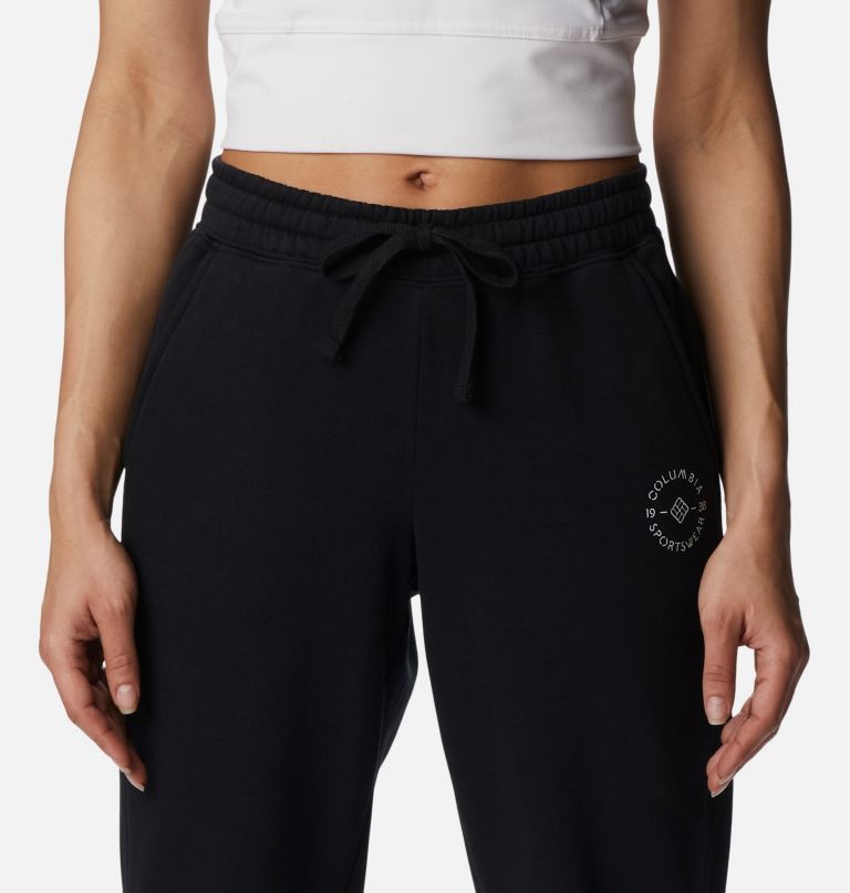 Thumbnail: Pantalon de jogging Columbia Trek Femme, Color: Black, Stamp Stencil, image 4