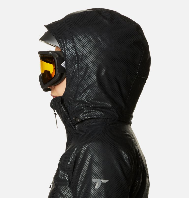 Thumbnail: Women's Powder Keg Black Dot Waterproof Down Ski Jacket, Color: Black, image 6