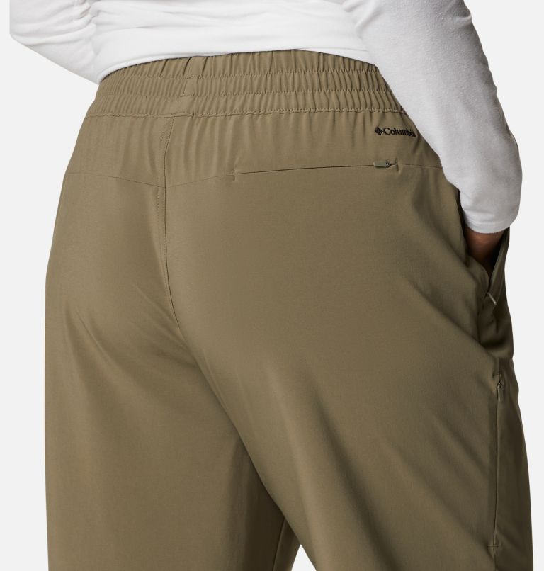 Thumbnail: Women's Pleasant Creek Core Pants - Plus Size, Color: Stone Green, image 5