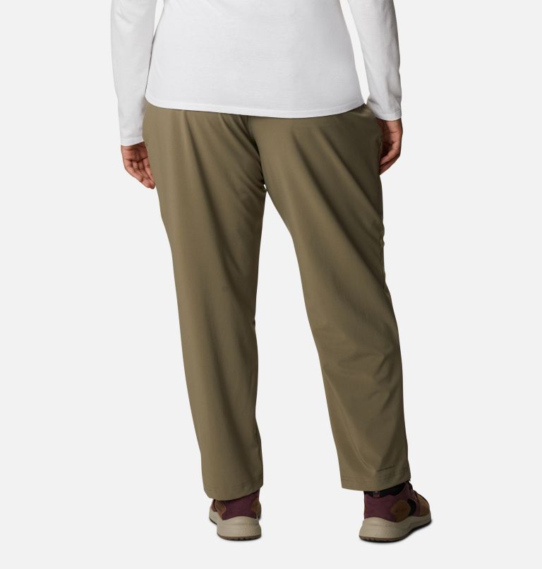 Thumbnail: Women's Pleasant Creek Core Pants - Plus Size, Color: Stone Green, image 2