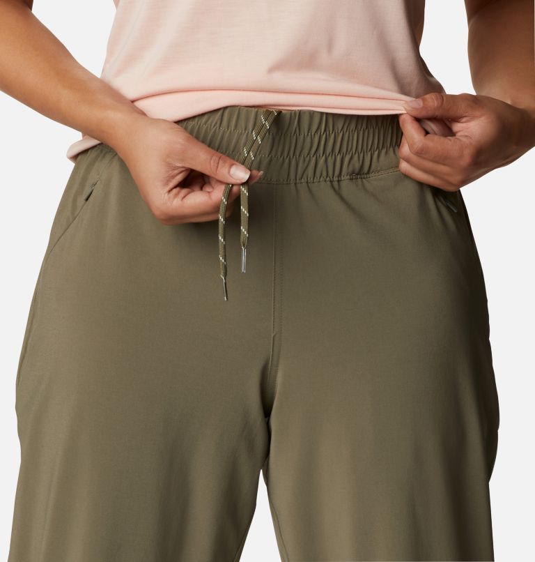 Thumbnail: Pantalón deportivo cálido Pleasant Creek para mujer, Color: Stone Green, image 4