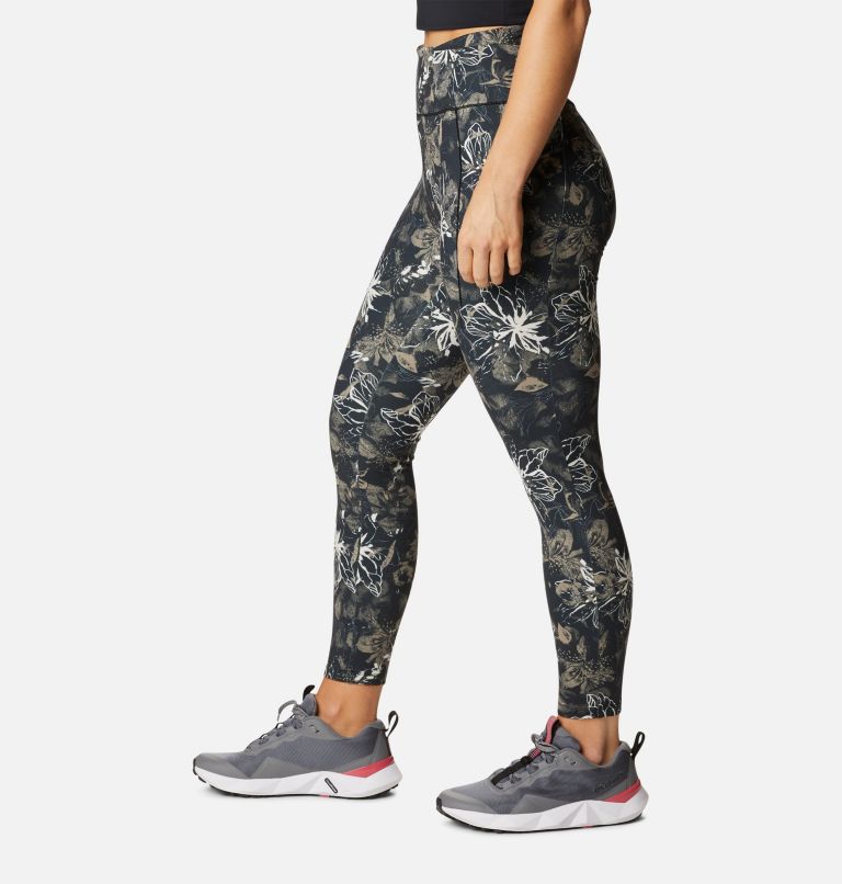 Women's Weekend Adventure Leggings, Color: Black Aurelian Print, image 3