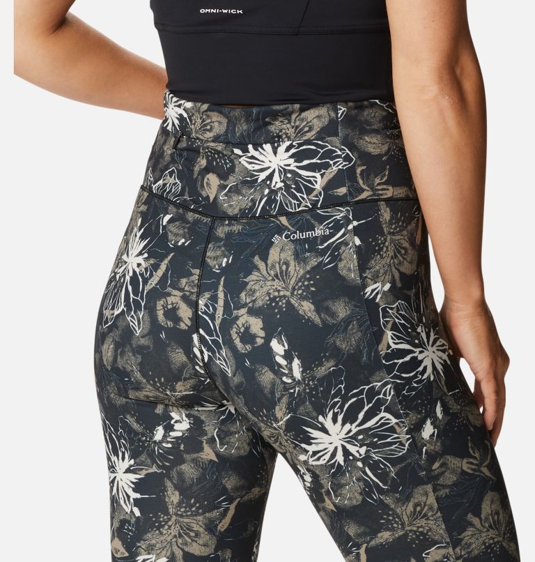 Women's Weekend Adventure Leggings, Color: Black Aurelian Print, image 5