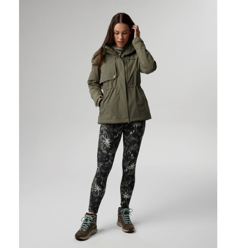 Women's Weekend Adventure Leggings, Color: Black Aurelian Print, image 6