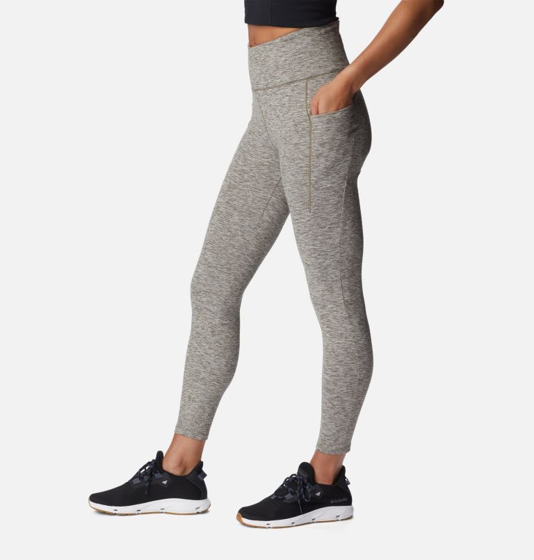 Women's Weekend Adventure Leggings, Color: Stone Green Heather, image 3