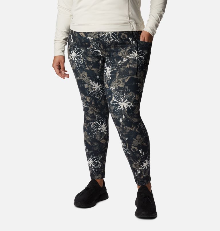Legging 7/8 Weekend Adventure pour femme - Grandes tailles, Color: Black Aurelian Print, image 1