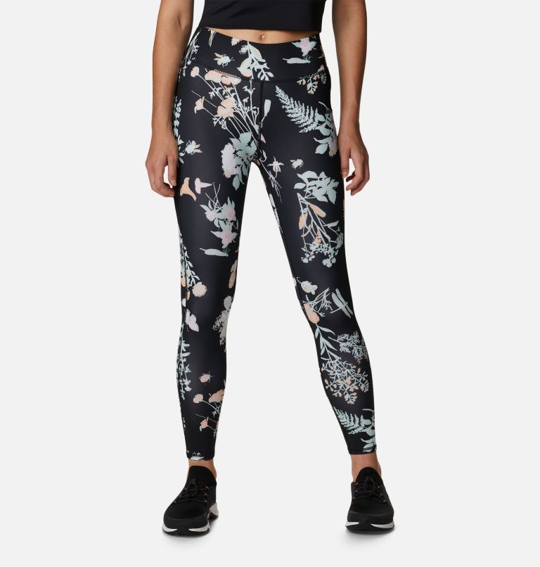 Columbia Women's Lodge Print 7/8 Tight, Stone Green Florescence, Medium :  : Clothing, Shoes & Accessories