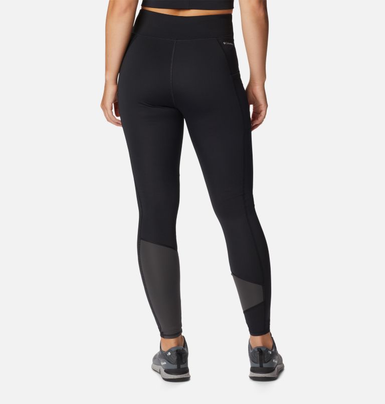 Women's Columbia Lodge Colorblock Tights, Color: Black, Shark, image 2