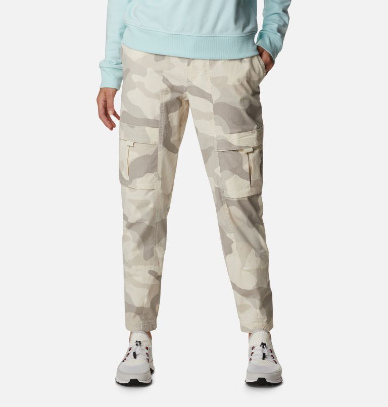 Women's Wallowa Cargo Pants, Color: Chalk Mod Camo, image 1