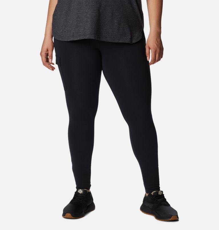 Women's Columbia Trek Leggings - Plus Size, Color: Black