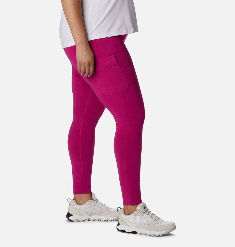 Women's Columbia Trek Leggings - Plus Size, Color: Wild Fuchsia