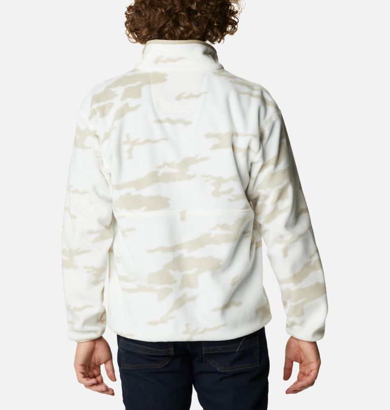 Men's Field ROC Backbowl Full Zip Fleece, Color: Sea Salt Roc Fields Camo Print