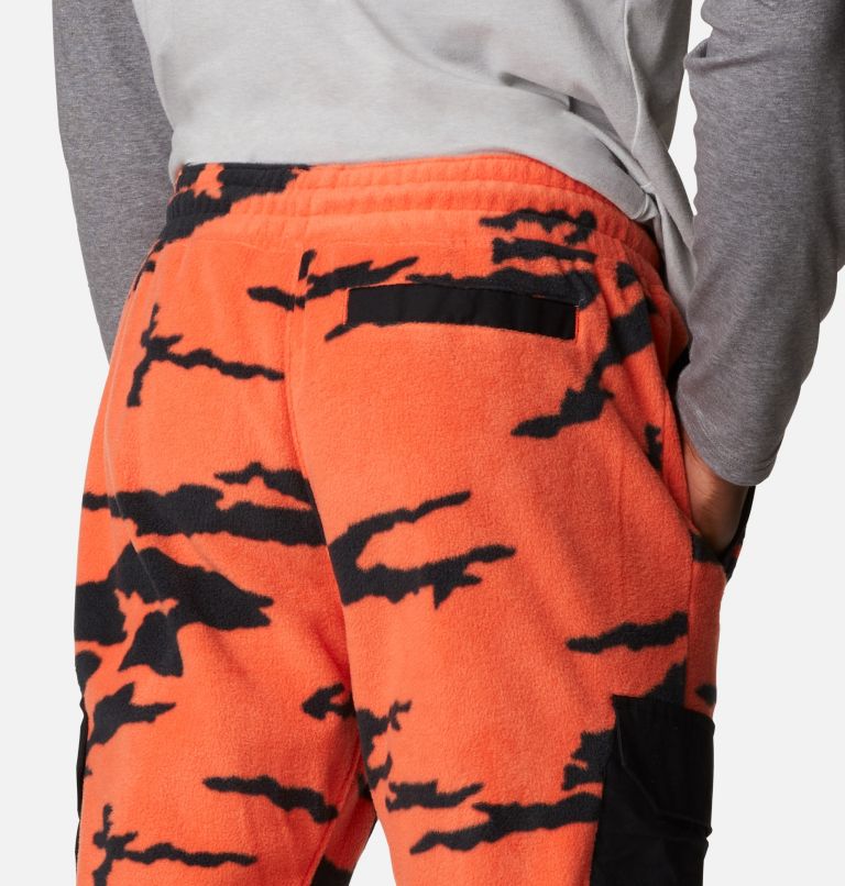 Pantalon en laine polaire Field ROC Backbowl pour homme, Color: Red Quartz ROC Fields Camo Print