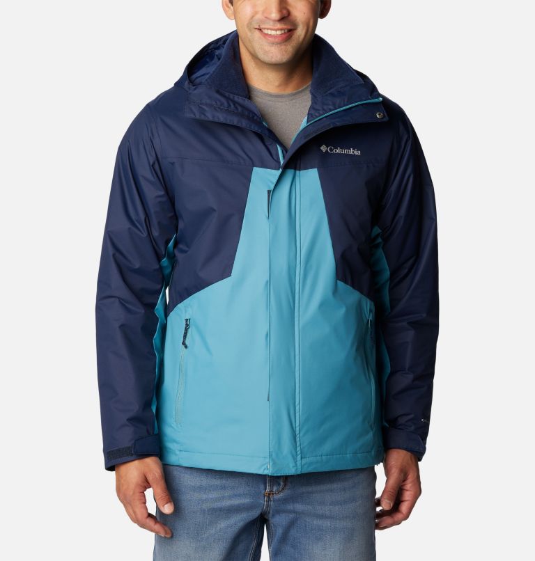 Columbia Jackets & Coats | Columbia PFG Waterproof Storm Jacket - Men's Small - Omni-Tech Fishing Gear | Color: Blue/Orange | Size: S 