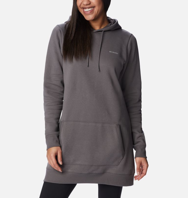 Women's Rush Valley Long Hoodie, Color: City Grey, image 5