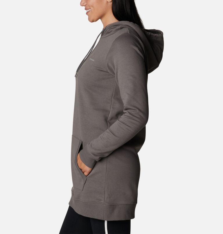 Women's Rush Valley Long Hoodie, Color: Charcoal, image 3