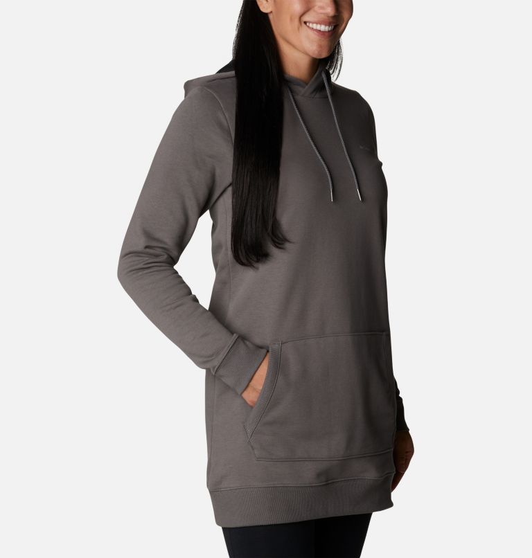 Women's Rush Valley Long Hoodie, Color: Charcoal, image 5
