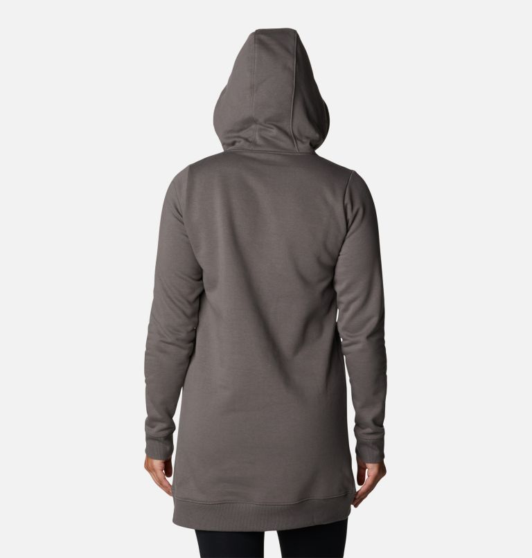 Women's Rush Valley Long Hoodie, Color: Charcoal, image 2