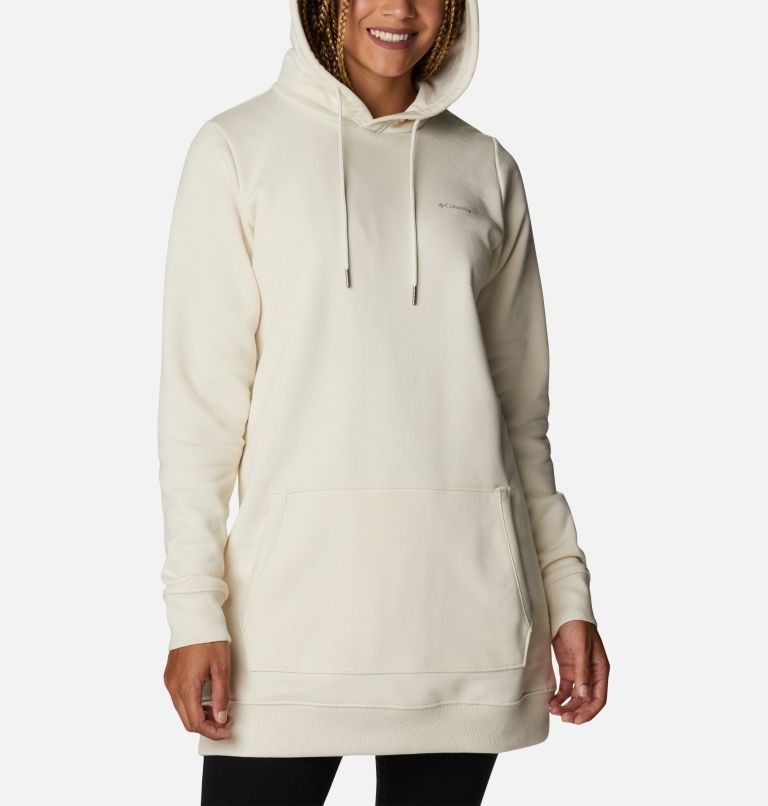 Thumbnail: Women's Rush Valley Long Hoodie, Color: Chalk, image 5