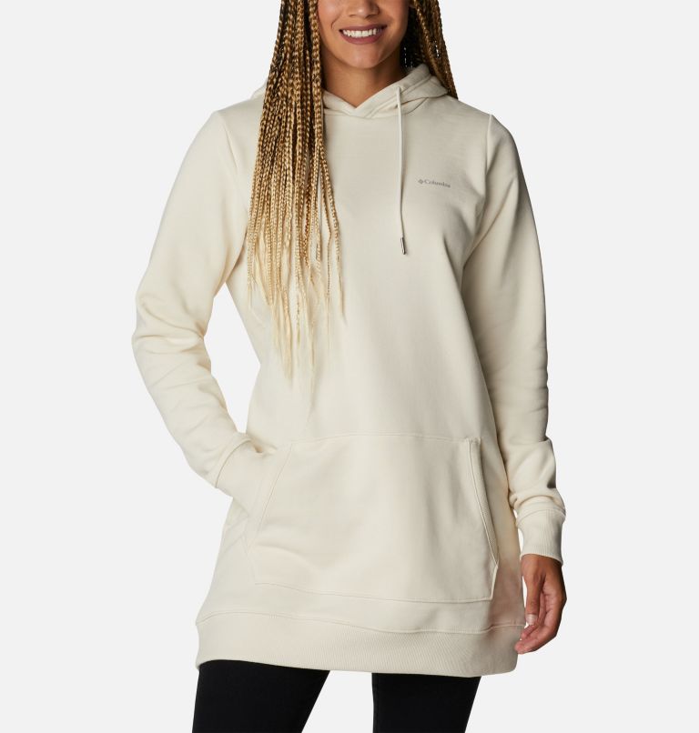 Thumbnail: Women's Rush Valley Long Hoodie, Color: Chalk, image 1