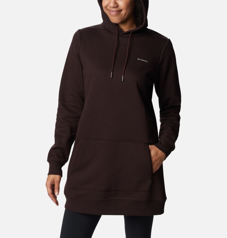 Women's Rush Valley Long Hoodie, Color: New Cinder, image 5