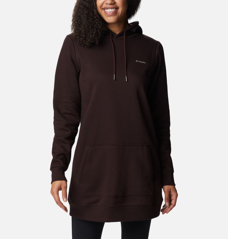 Thumbnail: Women's Rush Valley Long Hoodie, Color: New Cinder, image 1