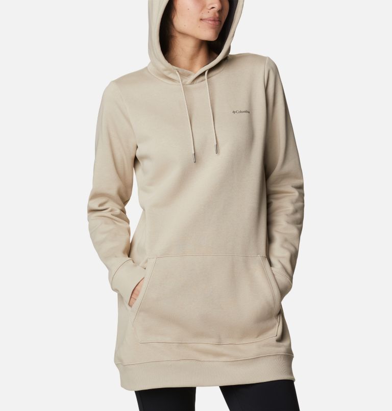 Women's Rush Valley Long Hoodie, Color: Ancient Fossil, image 5
