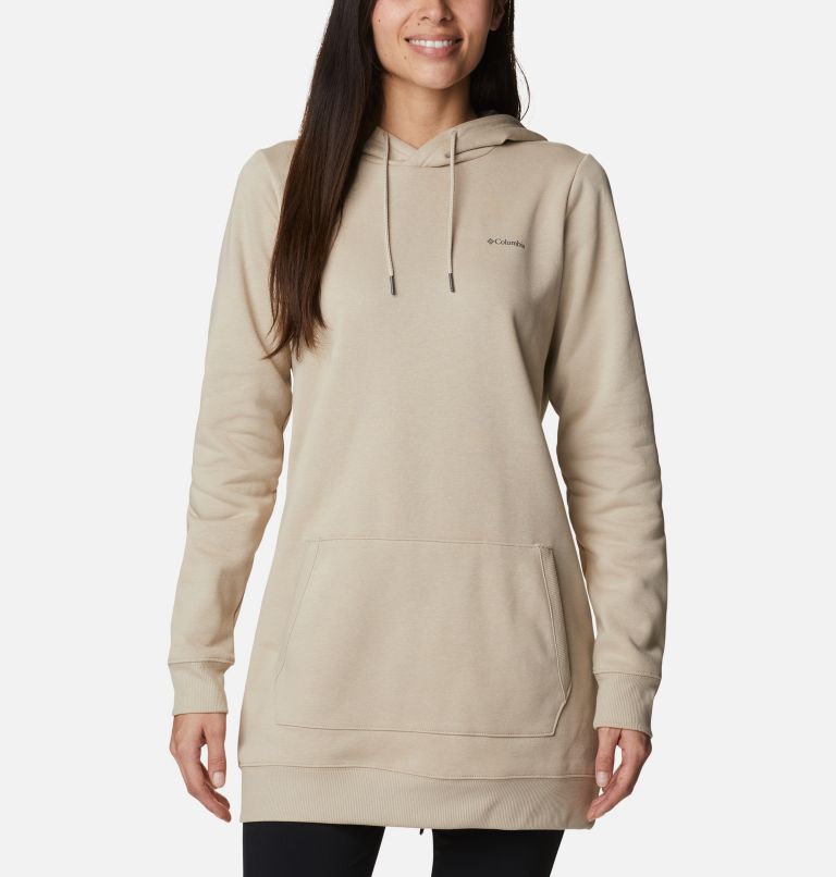 Thumbnail: Women's Rush Valley Long Hoodie, Color: Ancient Fossil, image 1