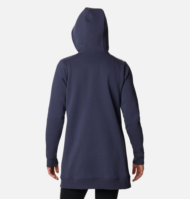 Women's Rush Valley Long Hoodie, Color: Nocturnal, image 2