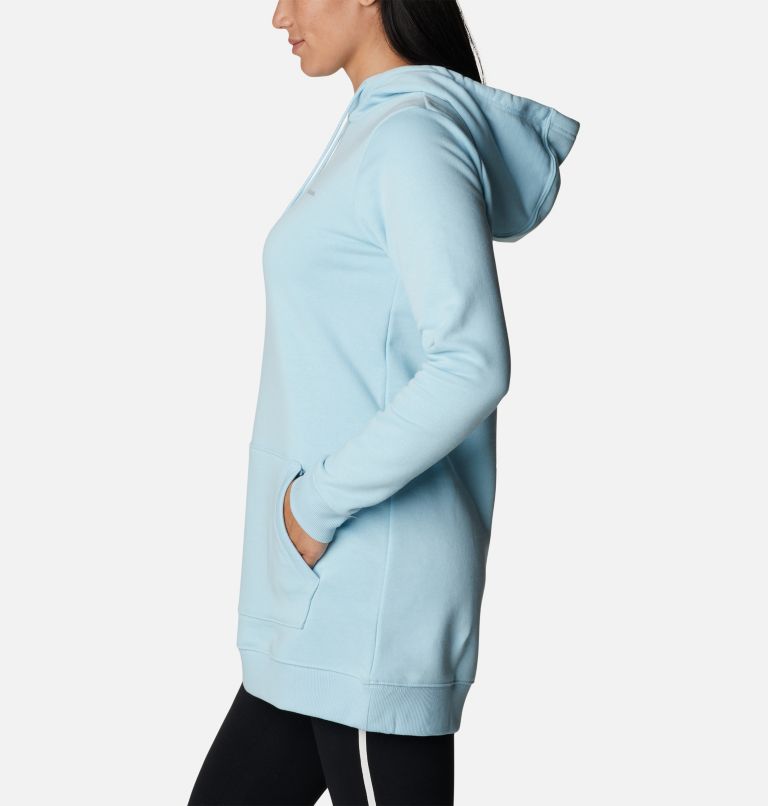 Women's Rush Valley Long Hoodie, Color: Spring Blue, image 3