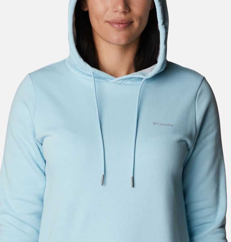 Women's Rush Valley Long Hoodie, Color: Spring Blue, image 4