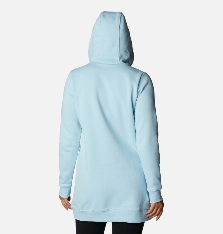 Thumbnail: Women's Rush Valley Long Hoodie, Color: Spring Blue, image 2