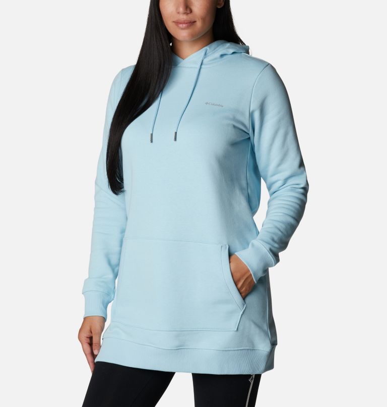 Thumbnail: Women's Rush Valley Long Hoodie, Color: Spring Blue, image 1
